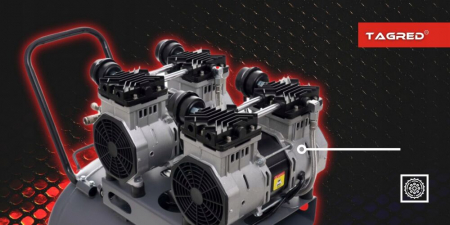 Compresor aer 24L fara ulei silentios 1750W 218 L/min (TA3383) [3]