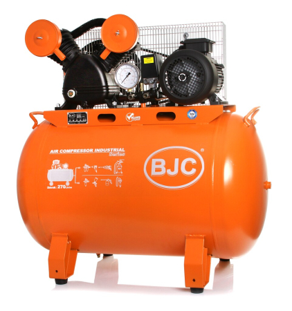 Scule electrice - Compresor aer 270l BJC, 2 pistoane, 4kW, 8 bar, 820 l/min (B88033)