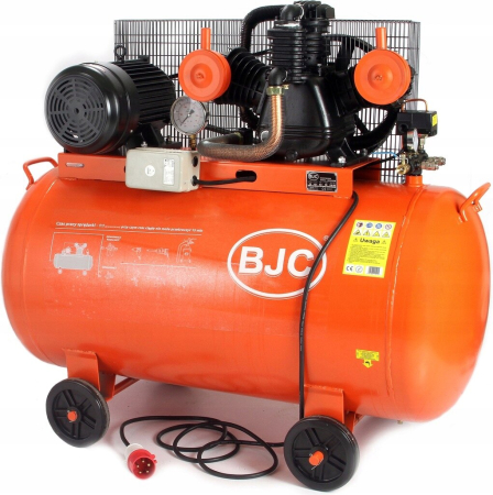 Scule electrice - Compresor aer 350l BJC, 3 pistoane, 2 etape, 7.5kW, 12.5 bar, 1250 l/min (B88036)