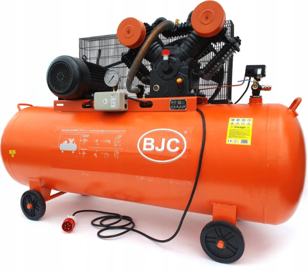 Scule electrice - Compresor aer 500l BJC, 4 pistoane, 2 etape, 7.5kW, 12.5 bar, 1450 l/min (B88050)