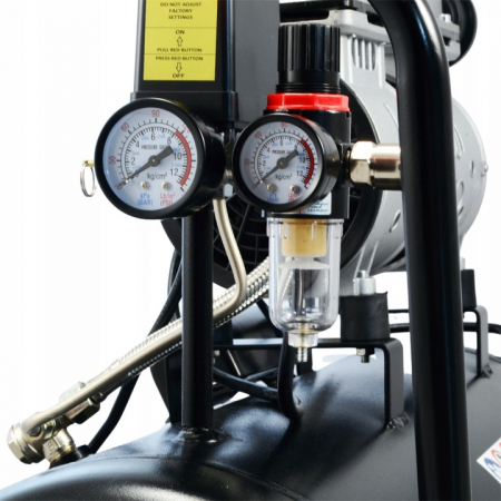Compresor aer 50L 8BAR fara ulei 180Lmin 750W 1CP (12860) [12]