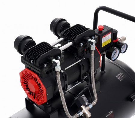 Compresor aer 50L fara ulei silentios 1500W 290 L/min (KD1386) [4]