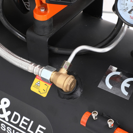 Compresor aer 50L fara ulei silentios 230V 10bari 2200W 295 L/min (KD1393) [7]