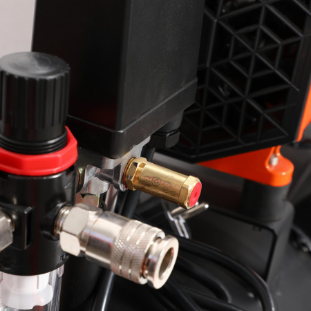 Compresor aer 50L fara ulei silentios 230V 10bari 2200W 295 L/min (KD1393) [13]