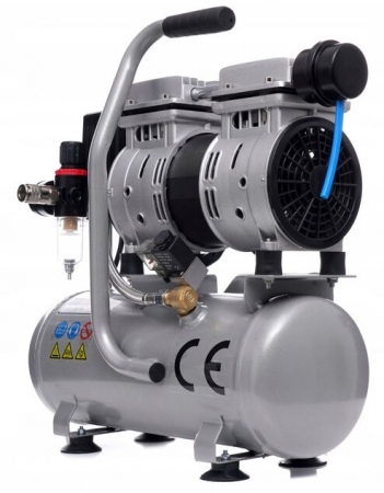 Compresor aer 6L fara ulei silentios 550W 150L min (TA302) [2]