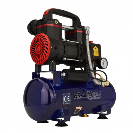 Compresor aer 9L fara ulei silentios 1500W 155 Lmin (KD2127) [3]