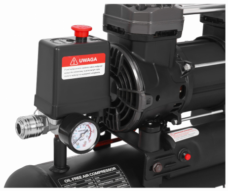 Compresor aer 9L fara ulei silentios 850W 165 Lmin (KD4080) [10]