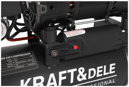 Compresor aer 9L fara ulei silentios 850W 165 Lmin (KD4080) [12]