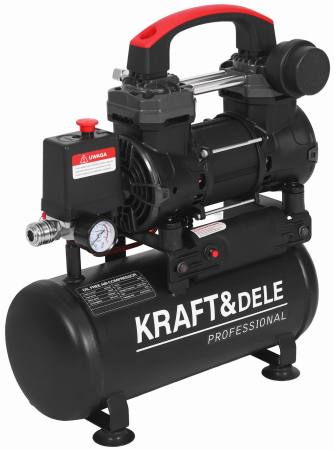 Compresor aer 9L fara ulei silentios 850W 165 Lmin (KD4080) [2]
