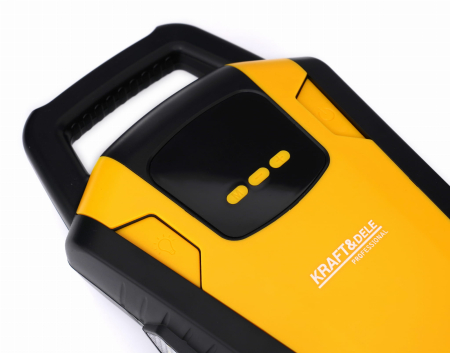 Compresor aer auto manometru digital lampa LED DC 12V 140W 35 Lmin + adaptoare (KD1469) [6]