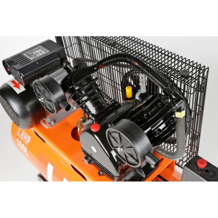 Compresor aer comprimat 100L 4.6CP 2 cilindri 480L min (LXC100-2-230V) [11]