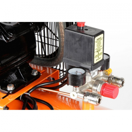 Compresor aer comprimat 100L 4.6CP 2 cilindri 480L min (LXC100-2-230V) [2]