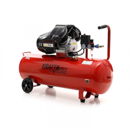 Compresoare - Resigilat-Compresor aer comprimat 100L 4CP 530L min 8bar (KD1480)