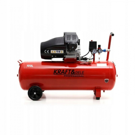 Resigilat-Compresor aer comprimat 100L 4CP 530L min 8bar (KD1480) [1]