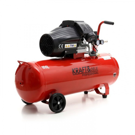 Resigilat-Compresor aer comprimat 100L 4CP 530L min 8bar (KD1480) [6]