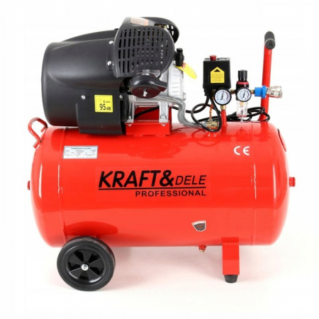 Resigilat-Compresor aer comprimat 100L 4CP 530L min 8bar + dezumidificator (KD1483) - Copie [3]