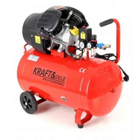 Resigilat-Compresor aer comprimat 100L 4CP 530L min 8bar + dezumidificator (KD1483) - Copie [2]
