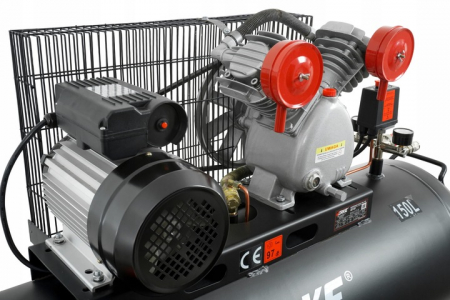 Compresor aer comprimat 150L 230V 3CP 250L min 2 cilindri (V81120) [3]