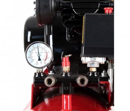 Compresor aer comprimat 200L 5.6CP 3 cilindri 660L min + regulator dezumidificator 380V trifazic (KD1474) [2]