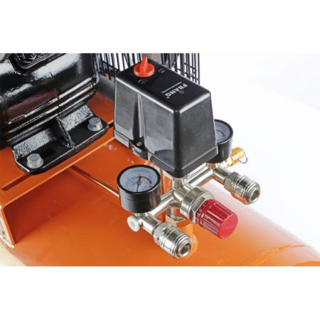 Compresor aer comprimat 200L 5.7CP 2 cilindri 690L min (LXC200-2-400V) [7]