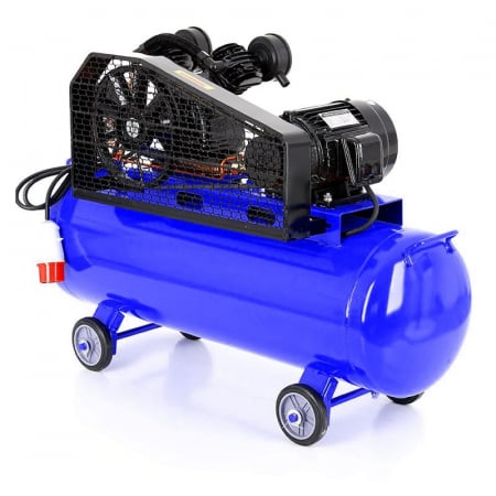 Compresor aer comprimat 200L trifazic trifazat 380V 400V 4.3kw 690Lmin 8 bar 2 pistoane (KD4063) [2]