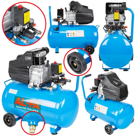 Compresoare - Compresor aer comprimat 50 litri 8 bar 2,8 KW (ALC-50)
