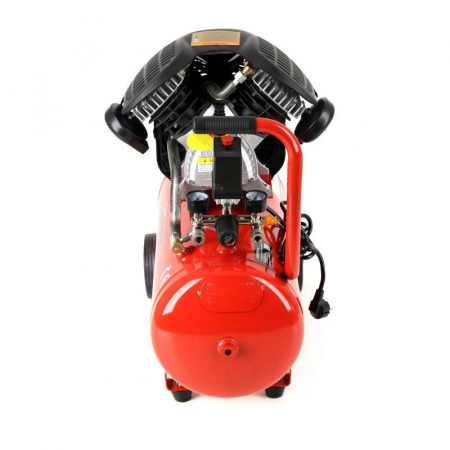 Compresor aer comprimat 50L 2 pistoane 8bar + kit scule pneumatice (HXAC50V+) [2]