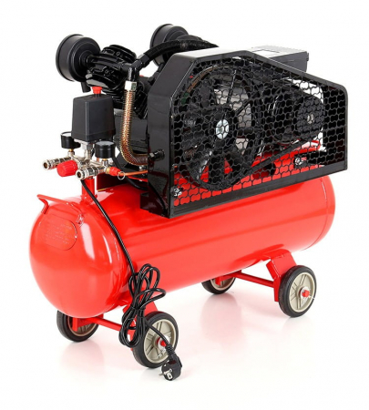 Compresor aer comprimat 50L 230V 2.8kw 480Lmin 8bar 2 pistoane(KD403) [7]