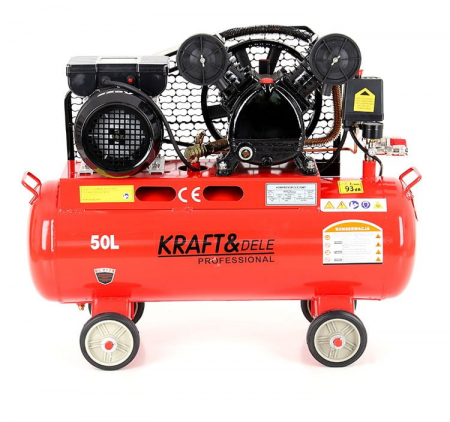Compresoare - Compresor aer comprimat 50L 230V 2.8kw 480Lmin 8bar 2 pistoane(KD403)
