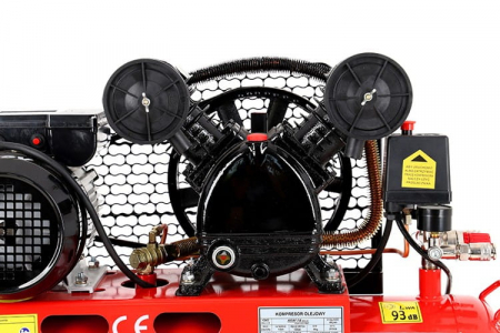 Compresor aer comprimat 50L 230V 2.8kw 480Lmin 8bar 2 pistoane(KD403) [2]
