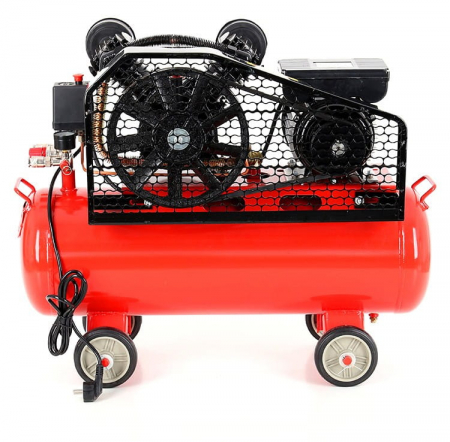 Compresor aer comprimat 50L 230V 2.8kw 480Lmin 8bar 2 pistoane(KD403) [1]