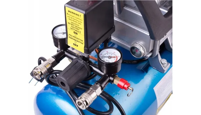 Compresor aer comprimat 50L 3.8CP 206L min 8bar + kit scule pneumatice (KD401/TA301N+) [5]