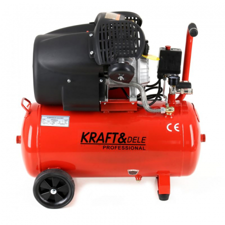 Resigilat-Compresor aer comprimat 50L 4CP 530L min 8bar (KD1484) [4]