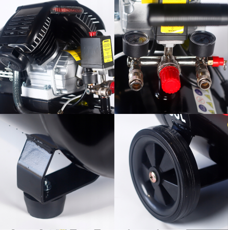 Compresor aer comprimat 50L 8bar 4.7CP (EUAC-50V) [4]