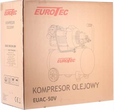 Compresor aer comprimat 50L 8bar 4.7CP (EUAC-50V) [9]