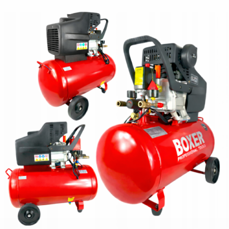 Compresor aer comprimat 60L 3.8CP 210L min + kit pneumatic 5piese 8bar (BXAC60++) [3]
