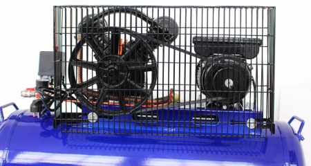 Compresor aer comprimat monofazic monofazat 100L 220V 230V 4.2CP 480L/min 8bar 2 pistoane (KD4054) [5]