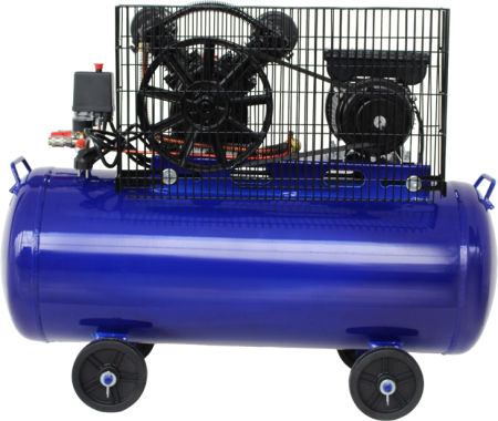 Compresor aer comprimat monofazic monofazat 100L 220V 230V 4.2CP 480L/min 8bar 2 pistoane (KD4054) [3]