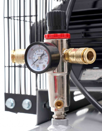 Compresor aer comprimat trifazic trifazat 150L 380V 5.6CP 650L/min 8bar 3 pistoane+regulator dezumidificator (TA307B) [4]