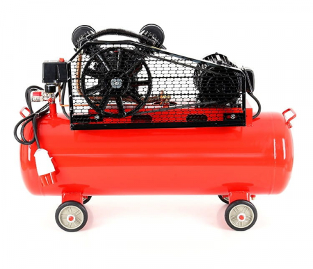 Compresor aer comprimat trifazic trifazat 200L 380V 5.9CP 690L/min 8bar 2 pistoane (KD407) [2]