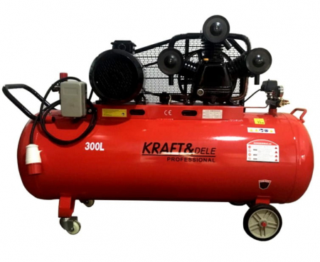 Compresor aer comprimat trifazic trifazat 300L 380V 12.9CP 1460L/min 8bar 3 pistoane(KD1411) [1]
