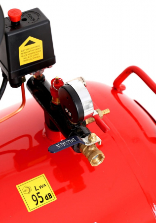 Compresor aer comprimat trifazic trifazat 300L 380V 7.5CP 820L/min 8bar 2 pistoane (KD1410) [14]