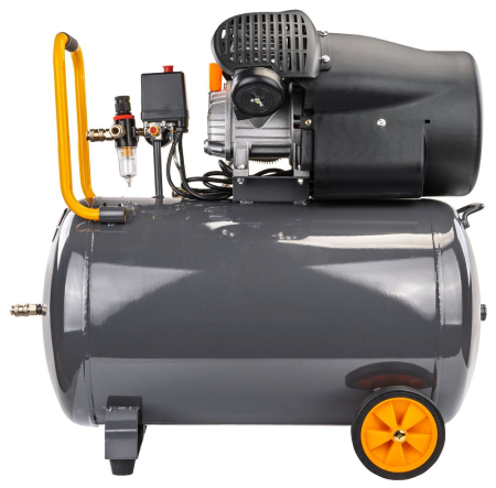 Compresor aer cu ulei 100L motor 3.5kW 4.7CP debit 530l/min presiune 8 bar alimentare 230V PM1323 (PM-KO-100T-V2) [1]