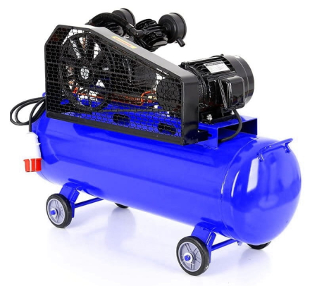 Compresor aer cu ulei 200L, 2 pistoane, 690L/min, 8 bar, 400V, transmisie curea (KD4063) [2]