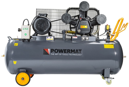 Compresor aer cu ulei 300L motor 7.5kW 10CP debit 1200l/min presiune 8 bar alimentare trifazica 400V  PM1309 (PM-KO-300T-400V) [2]