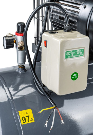 Compresor aer cu ulei 300L motor 7.5kW 10CP debit 1200l/min presiune 8 bar alimentare trifazica 400V  PM1309 (PM-KO-300T-400V) [6]