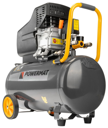 Scule electrice - Compresor aer cu ulei 50L motor 1.85kW 2.5CP debit 206l/min presiune 8 bar alimentare 230V 2850rpm PM0685 (PM-KO-50T)