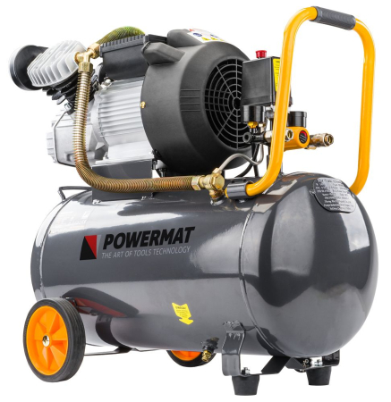 Scule electrice - Compresor aer cu ulei 50L motor 2.2kW 3CP debit 392l/min presiune 8 bar alimentare 230V 2850rpm PM0686 (PM-KO-50T-V2)