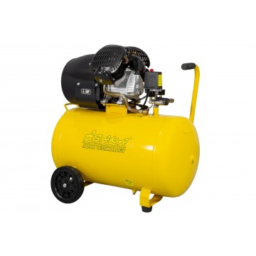 Compresor aer de ulei 100L  3,3 kW debit  490 l/min 2 pistoane 8 bar 2850 rpm ( ASC-100V) [2]