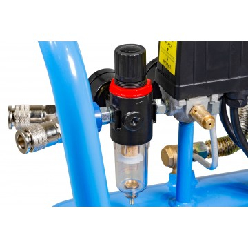Compresor aer de ulei 50L 3.2kW debit 440 l/min 2 pistoane presiune 8 bar 2850 rpm+ulei (ALC-50V) [14]